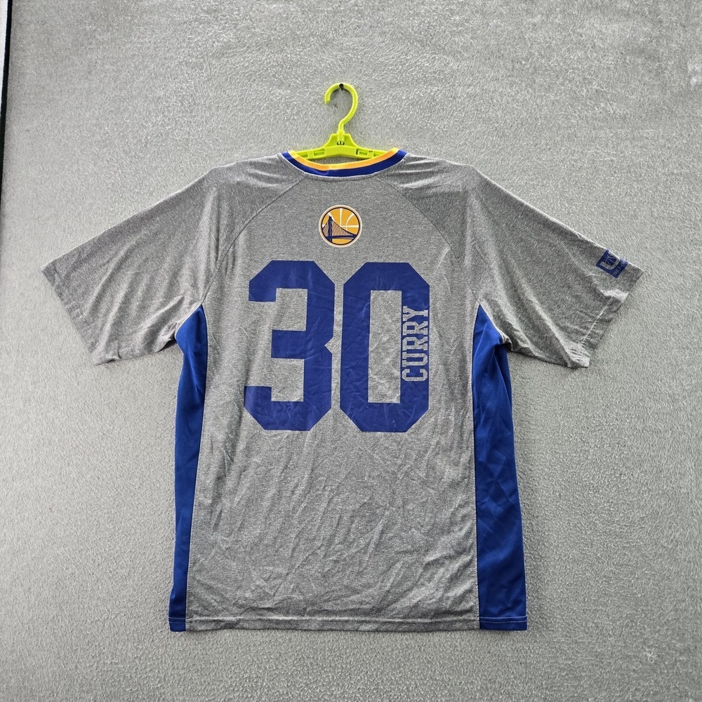 Golden State Warriors Men Shirt X LARGE UNK Gray NBA Stephen Curry 30 Tee